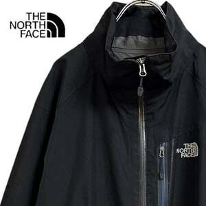 TBK284さ@ THE NORTH FACE GORE-TEX マウンテンジャケット メンズ Lサイズ ブラック 黒