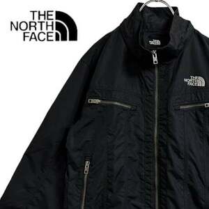 TBK207さ@ THE NORTH FACE 90s ジップアップ ブルゾンジャケット メンズ Sサイズ ブラック 黒