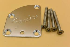 Fender Japan STM STS ジョイントプレート ストラト 80年代 ストラト Neck Joint Plate マイクロ・ティルト Micro-Tilt 洗浄済み #4C048