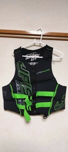 J-FISH life jacket L size green ③