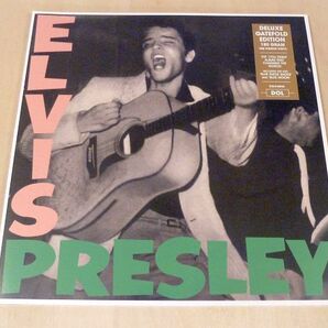 未開封 エルヴィス・プレスリー Elvis Presley 1st Album 限定見開きジャケ仕様HQ180g重量盤LP Blue Suede Money Honey Shoes Blue Moonの画像1