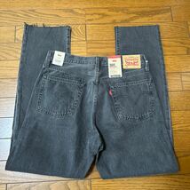 新品W30リーバイス501ブラックデニム黒色パンツジーンズデニムビンテージ505 606511510levis★2024MAR②_画像4