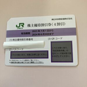 JR東日本 株主優待優待券 【番号通知対応可能】 【送料無料】の画像1