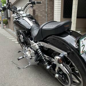 【良品】K&H シート　キング＆クイーン2 タック 06～ダイナ【S-5803T】DYNA　HarleyDavidson