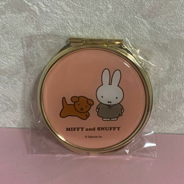 ミッフィー グッズ ミラー ピンク MIFFY and SNUFFY 