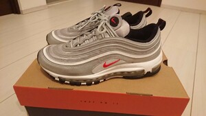 NIKE AIR MAX 97 OG METALLIC SILVER US8.5 26.5cm エアマックス シルバーバレット 