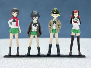 PLATZ RC bell g1/35 hippopotamus san team figure set painting final product Girls&Panzer garage kit 