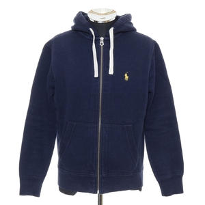 〇480365 POLO RALPH LAUREN ポロ ラルフローレン ◯スウェットパーカー ジップアップ サイズXS メンズ ネイビー