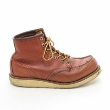 ◆491226 RED WING レッドウィング ◇ワークブーツ アイリッシュセッター 17161 サイズ6.5E/24.5cm 半円犬タグ メンズ USA製 赤茶色_画像4