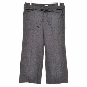 *466789 unused goods Vert Dense Vert Dense sun e- wool flare pants large size size 15 lady's gray 