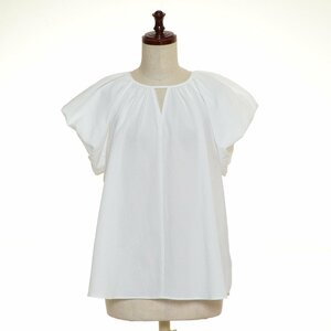 *480581 NATURAL BEAUTY BASIC Natural Beauty Basic * blouse puff sleeve soccer blouse size M 22ss lady's 