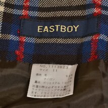 ◇425805 EAST BOY イーストボーイ ウールチェックミニスカート サイズ11 ウール混 レディース ブラウン ホワイト_画像6