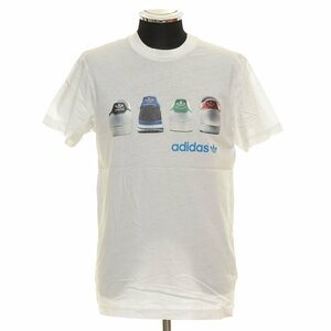 ◆406547 adidas Originals アディダス オリジナルス Tシャツ 半袖 丸首 スニーカー Shoe Tab S/S Tee F78580 サイズM メンズ ホワイト