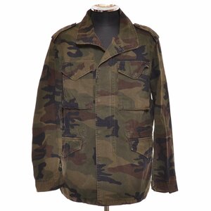 ◆502939 ALPHA INDUSTRIES アルファインダストリーズ ◆フィールドジャケット サイズM メンズ グリーン カモフラ