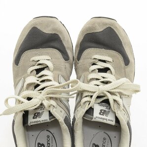 ◆498432 NEW BALANCE ニューバランス ◇スニーカー ML574DDA サイズ27.5cm/D メンズ グレーの画像5