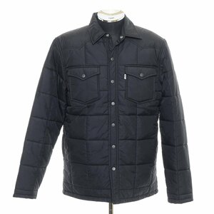 ◆504501 LEVI'S リーバイス ◆キルティングジャケット シャツジャケット 46906-0001 サイズM メンズ ブラック（ダークグレー）