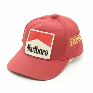 ◆497663 ◇キャップ マールボロ フェラーリ 帽子 ヴィンテージ メンズ レッド