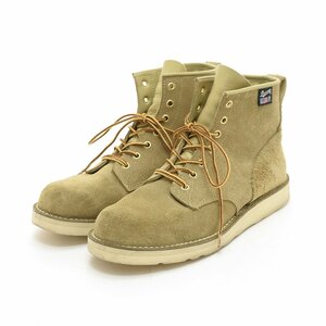 ◆501682 Danner ダナー ◆ワークブーツ PAULINE D4124 サイズ9.5/27.5cm スウェード メンズ ベージュ