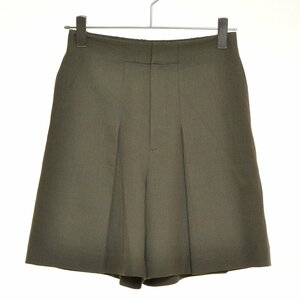 ◇487351 Ray BEAMS レイビームス タックハーフパンツ サイズ0 21aw レディース グリーン