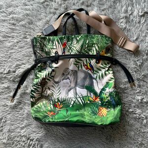 SAC ショルダーバッグ 2way スカーフ柄　アニマル柄