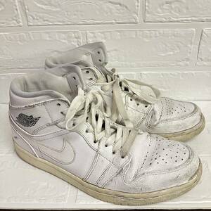 N1 □ NIKE AIR JORDAN □ ナイキ　エア　ジョーダン　スニーカー　白　中古