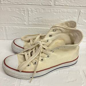 S1 □ CONVERSE □　コンバース 　スニーカー 　アイボリー 　中古