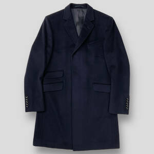  превосходный товар GUCCI / Gucci OVERCOAT / двойной карман шерсть Пальто Честерфилд 397U82 482PF0 / 439365 ZGW074240 48 SSM3178 темно-синий мужской 