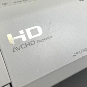 C12上D6 SONY ソニー HDR-CX680 デジタルビデオカメラ ホワイト 動作確認済みの画像10
