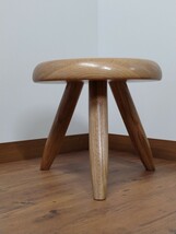 furniture-worker-craftman stool！！　オークナチュラル　無垢ヴァーサタイルスツール!!未使用品！！_画像3