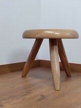 furniture-worker-craftman stool！！　オークナチュラル　無垢ヴァーサタイルスツール!!未使用品！！_画像5