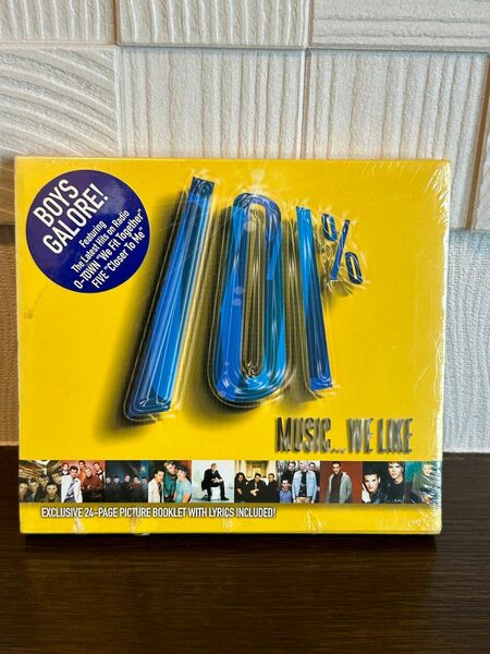 101％MUSIC...WE LIKE 男性ボーカルグループ　オムニバスCD 新品・未使用 (WESTLIFE,O-TOWN他)