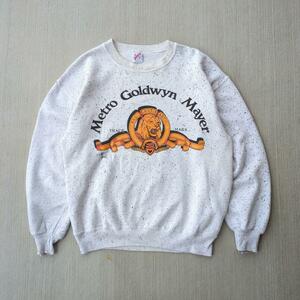 80s ヴィンテージ JERZEES メトロ ゴールドウィン メイヤー スウェット MGM 企業物 ライオン ディズニー vintage sweatshirt