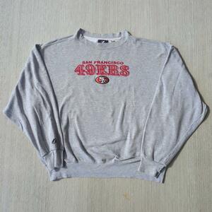90s mejestic 49ers 刺繍 NFL チーム スウェット マジェスティック サンフランシスコ アメフト vintage ヴィンテージ 古着 古着卸 売り切り