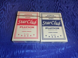 Star Club　PIATNIK　赤青　未開封