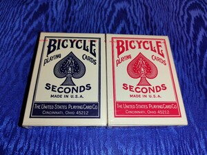 BICYCLE №808 SECONDS 赤青　未開封