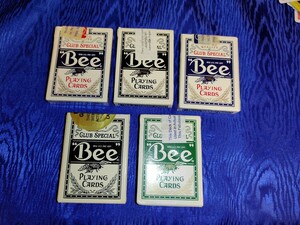 Bee カジノ使用済デック５個