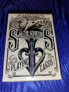 Split Spades Lions Deck First Edition David Blaine Mark Stutzman Playing Cards　未開封