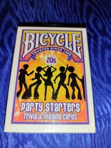 自転車パーティーStarters Trivia & Playing Cards 70 s 未開封_画像1