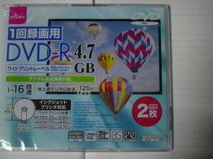 DAISO DVD-R 4.7G 2枚 1-16倍速＋ シールズ　SEALS CL09 10 11 12つき　チア
