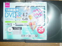 DAISO DVD-R 4.7G 2枚 1-16倍速＋ シールズ　SEALS CL06 07 08 09つき　チアガール_画像1