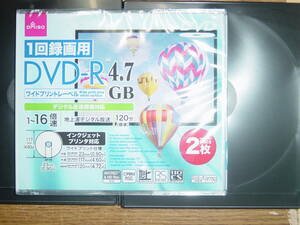 DAISO DVD-R 4.7G 2枚 1-16倍速＋ シールズ　SEALS CL06 07 08 09つき　チアガール