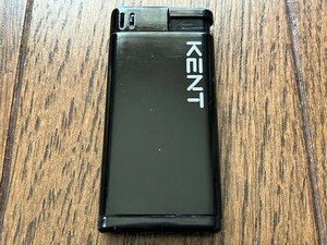 KENT(ケント)　ガスライター　小型、ミニ　薄型、スリム　高さ5.7cmcm　幅2.8cm　着火確認済　30年ぐらい昔のもの　非売品　送料無料