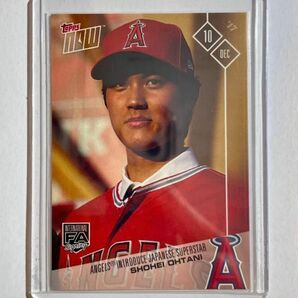 [2017年#OS-80] 大谷翔平 エンゼルス入団会見 topps now