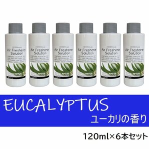 1円スタート★新品1.8万円相当★COCORO@mode アロマオイル アロマソリューション 120ml ユーカリ 6本セット NC40493-SET6の画像1