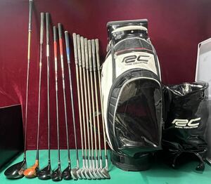 HONMA LB-606/XXIO MP400、HONMA S-1/GRAFALLOY/TOURSTAGE TV-50/YONEX S-2/など　計13本　ROYAL COLLECTION キャディバッグ付き　(220s)