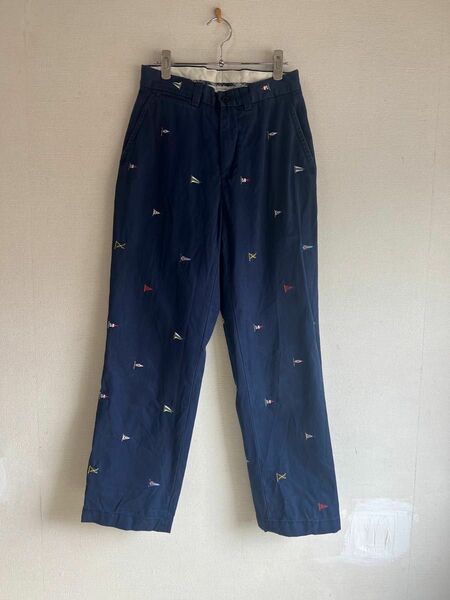 Polo Ralph Lauren チノパンツ 30 ラルフローレン ブルー コットン 美品 国旗 flag chino pant