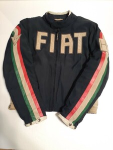 ダイネーゼ　ハイドロゲン　FIATロゴ　３シーズンジャケット　ユーロ48　Lサイズ相当　FIATヤマハ　バレンティーノロッシイメージ品　良品