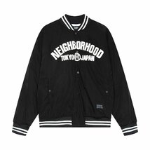 美品 NEIGHBORHOOD 22AW BB．JK．NY NBHD　ネイバーフッド　 スタジャン　サイズ M 黒 ブラック BLACK_画像1