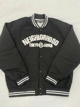 美品 NEIGHBORHOOD 22AW BB．JK．NY NBHD　ネイバーフッド　 スタジャン　サイズ M 黒 ブラック BLACK_画像4