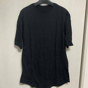 DEVOA Cotton Cashmere Short Sleeve Size2相当 BLACK デヴォアの画像5